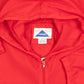 MEN'S VINTAGE 1990S HOODED HALF ZIP WINDBREAKER JACKET - MEDIUM