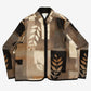 WOMEN'S VINTAGE 1990S PATTERNED PATCHWORK JACKET - MEDIUM