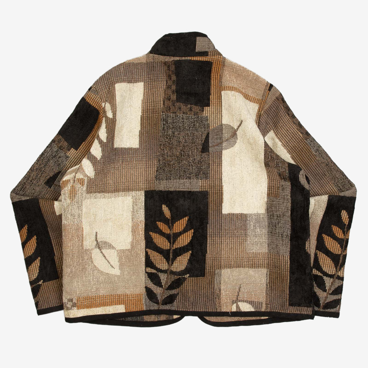 WOMEN'S VINTAGE 1990S PATTERNED PATCHWORK JACKET - MEDIUM