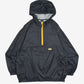 MEN'S VINTAGE 2001 GAP HOODED QUARTER ZIP WINDBREAKER JACKET - MEDIUM