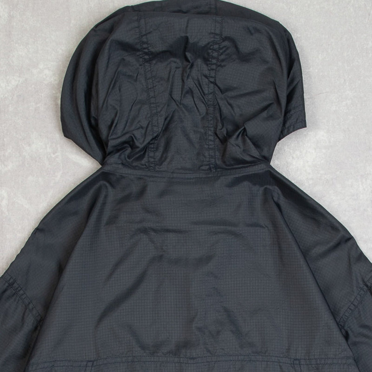 MEN'S VINTAGE 2001 GAP HOODED QUARTER ZIP WINDBREAKER JACKET - MEDIUM