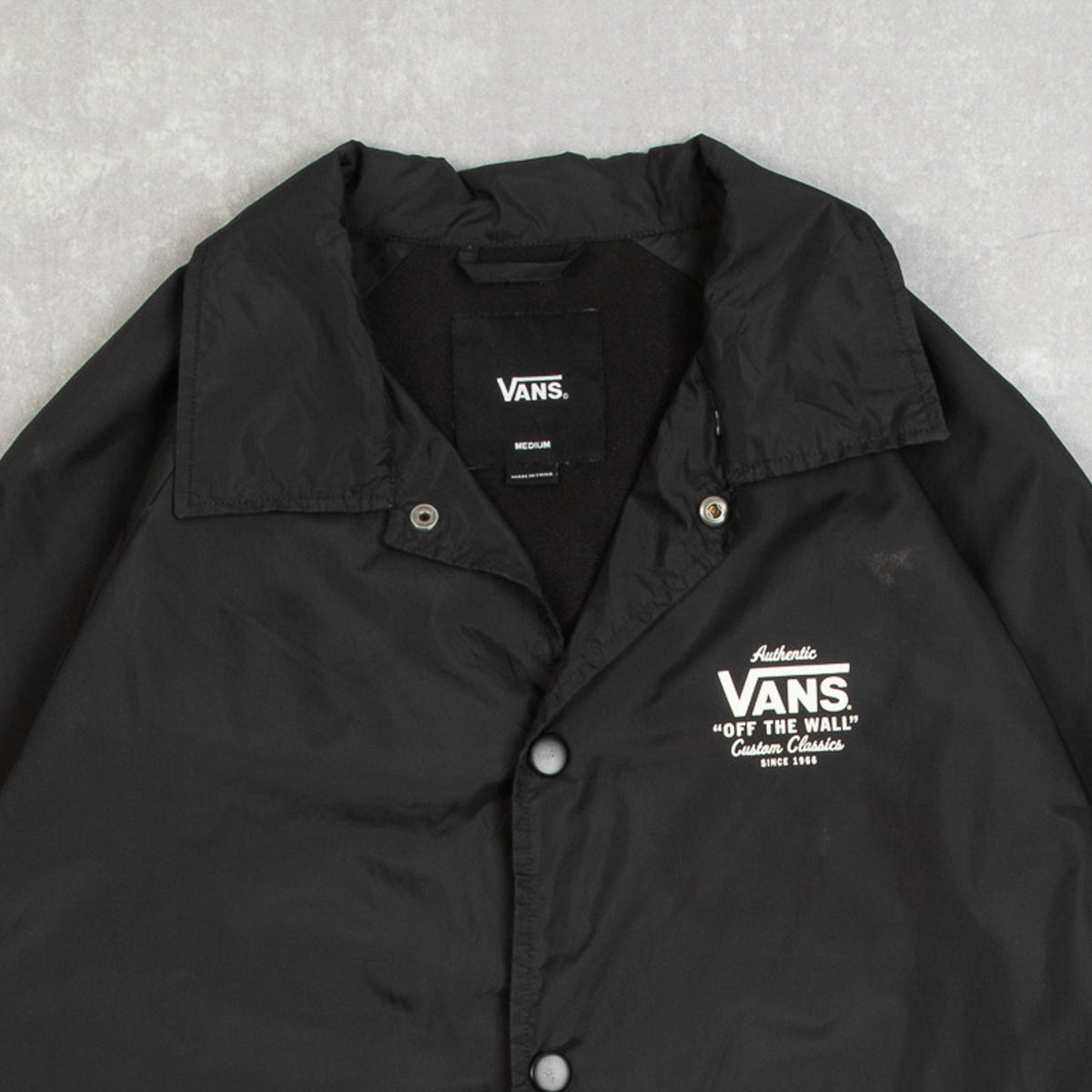 MEN'S VINTAGE VANS COACH JACKET - MEDIUM