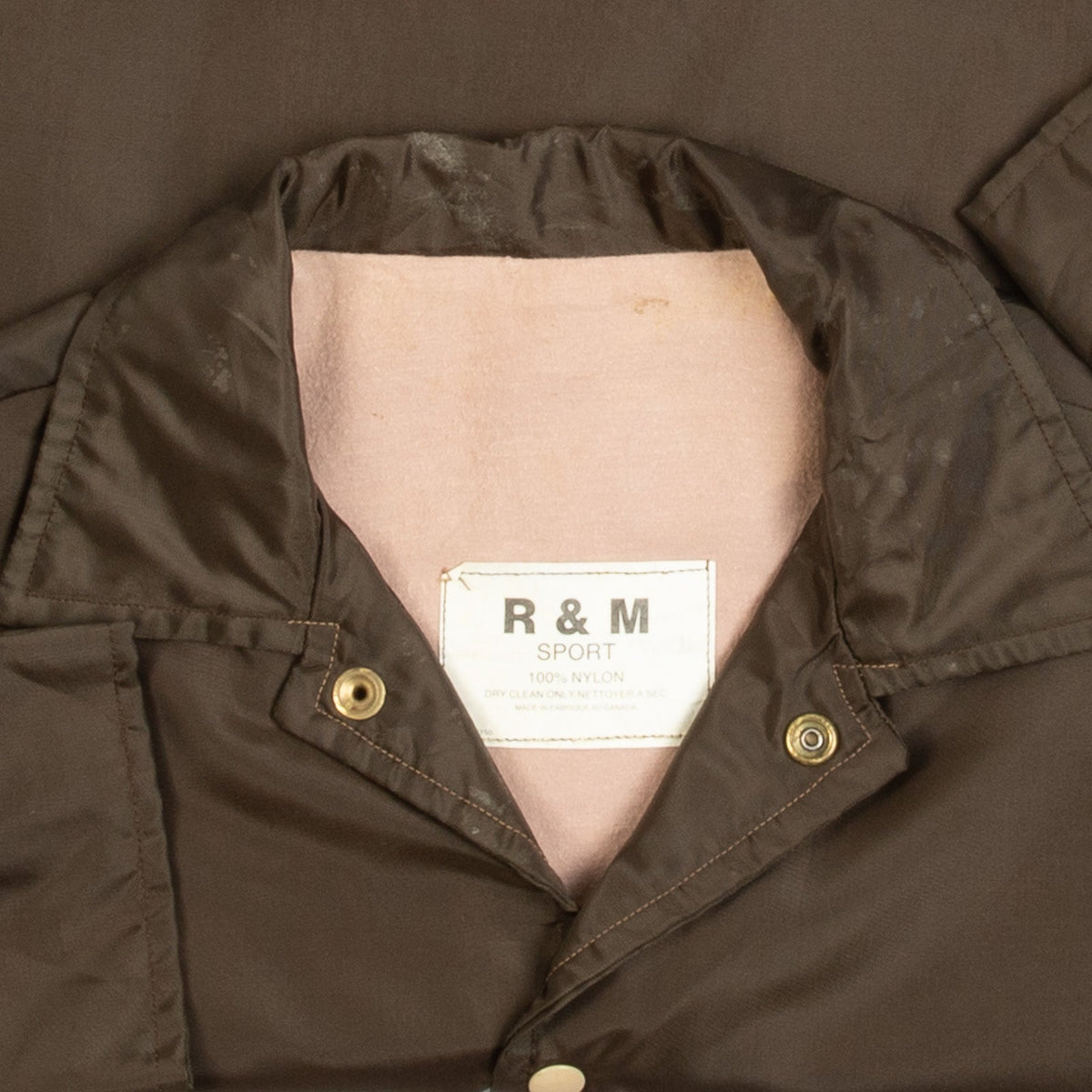 MEN'S VINTAGE 1980S FOIRE BRAYONNE COACH JACKET - SMALL