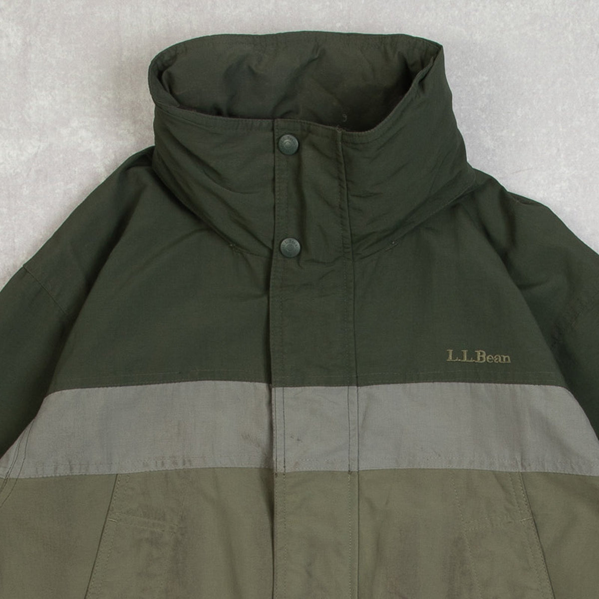 MEN'S VINTAGE 1990S L.L.BEAN HOODED FULL ZIP JACKET - SMALL