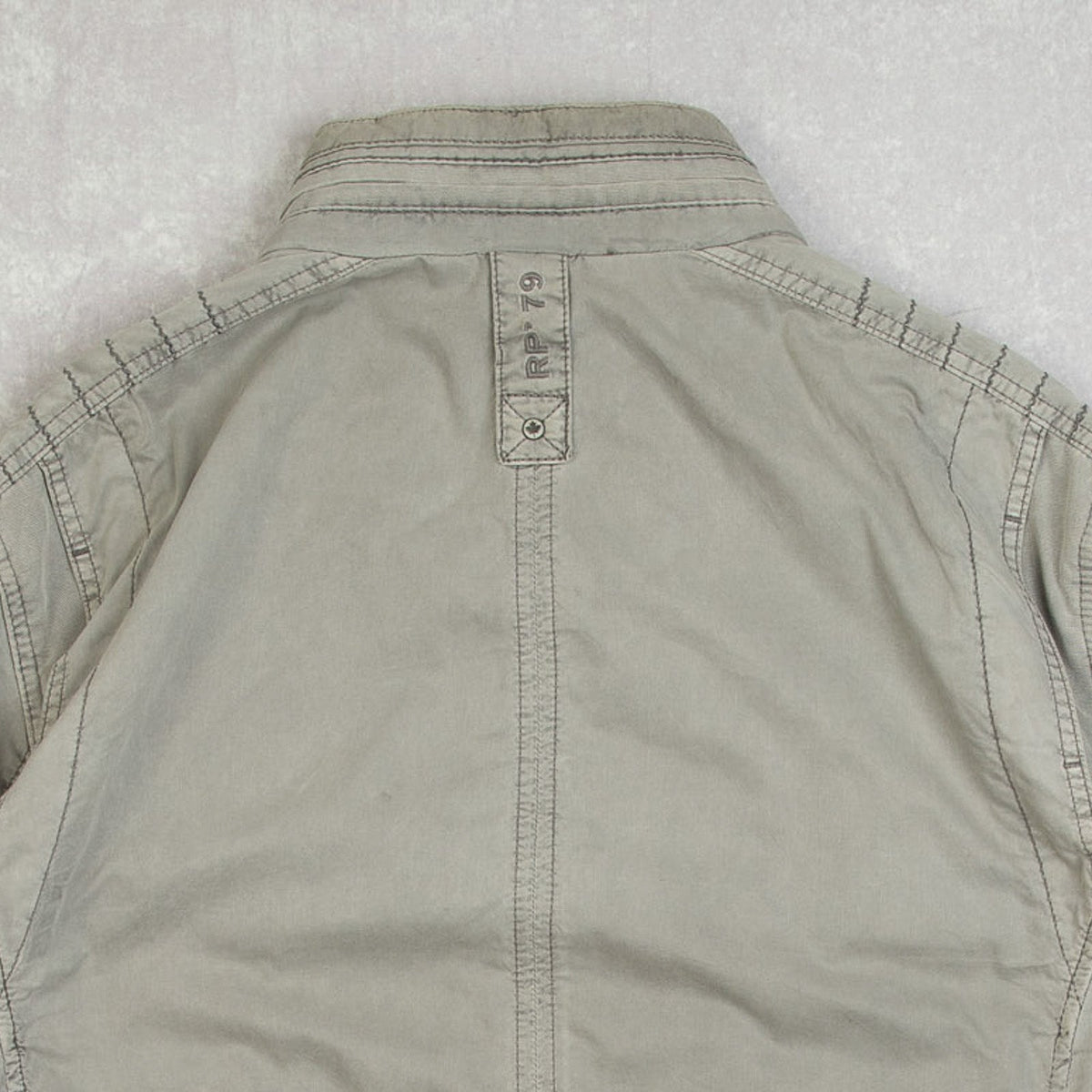 MEN'S VINTAGE 2000S UTILITY MILITARY JACKET - LARGE