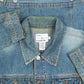 WOMEN'S VINTAGE 1990S CALVIN KLEIN DENIM FADER JACKET - X-LARGE