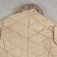 MEN'S VINTAGE 1980S SHERPA COLLARED FULL ZIP BOMBER JACKET - MEDIUM