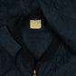 MEN'S VINTAGE 1980S FULL ZIP QUILTED BOMBER JACKET - LARGE