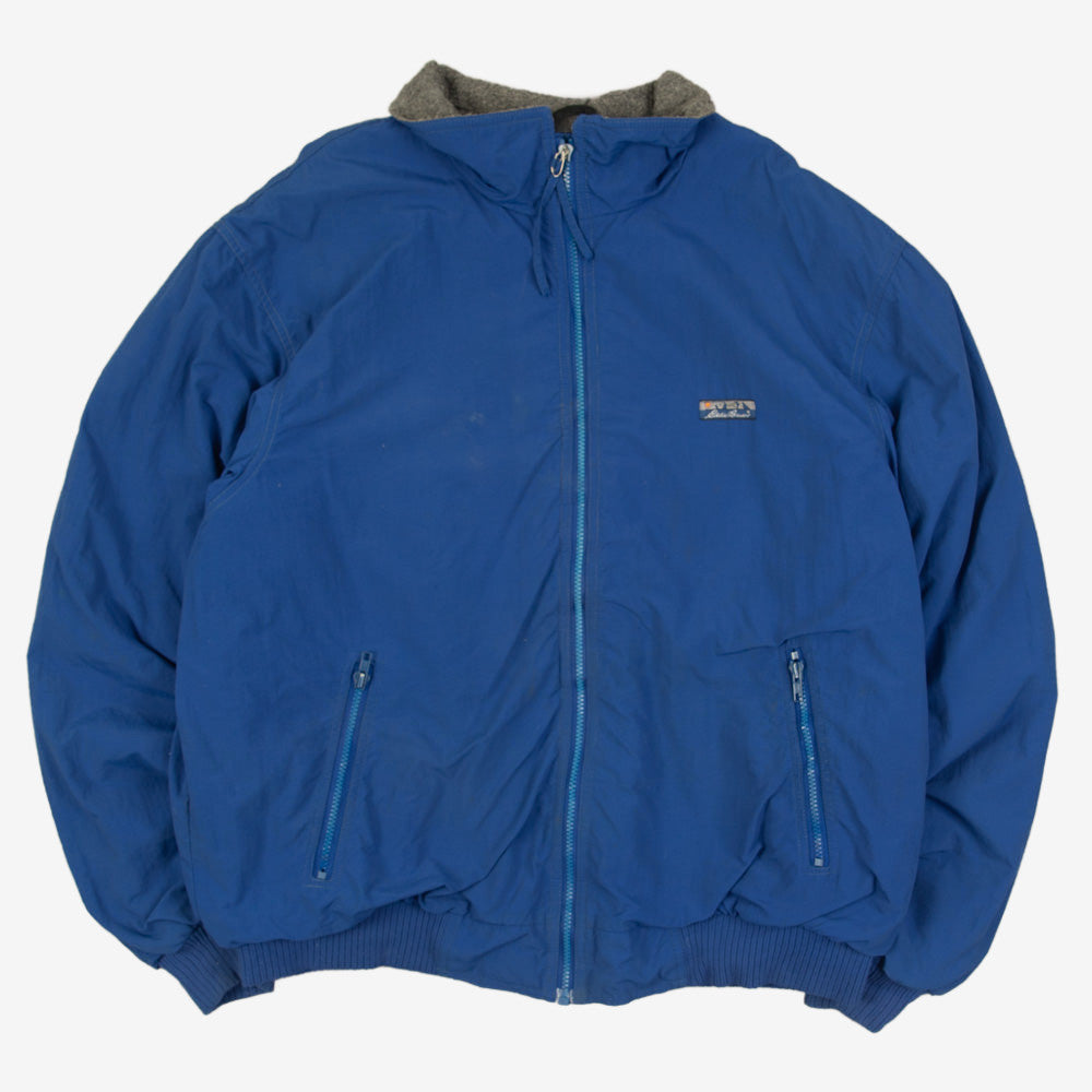 MEN'S VINTAGE 1990S FLEECE LINED BOMBER JACKET - X-LARGE