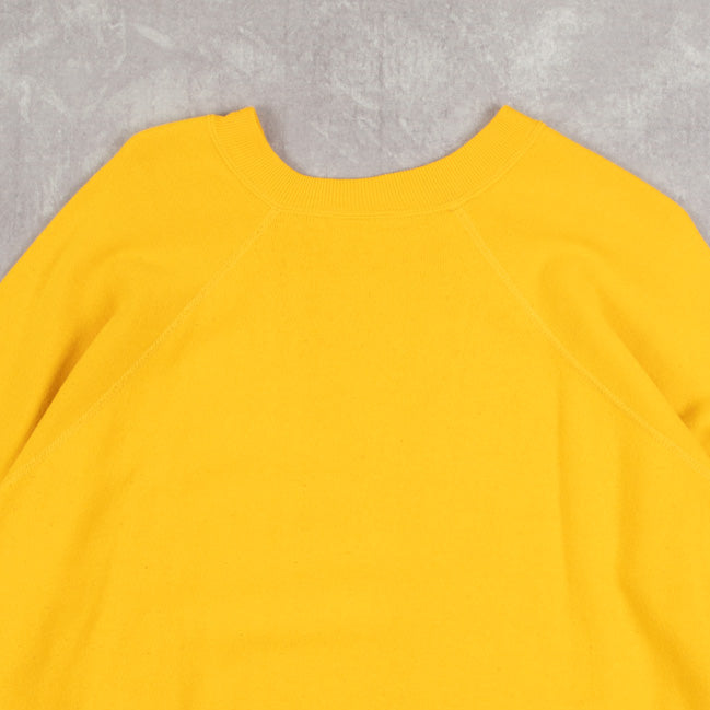 WOMEN'S VINTAGE 1980S BLANK RAGLAN SWEATSHIRT - LARGE